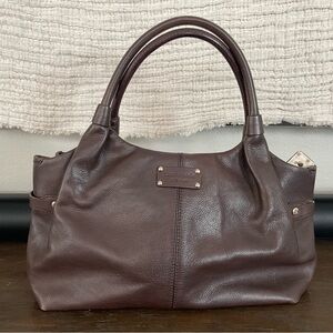 Kate Spade Chocolate Brown Berkshire Road Stevie Satchel Purse Bag